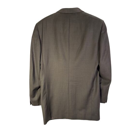 Men's 48L Vintage Tallia Uomo Brown Wool Suit Jacket Union Made in USA - Picture 2 of 5